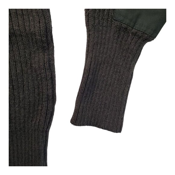 Military Sweater Men's 42 Green 100% Wool Pullover Commando Vintage Long Sleeve - Picture 14 of 15